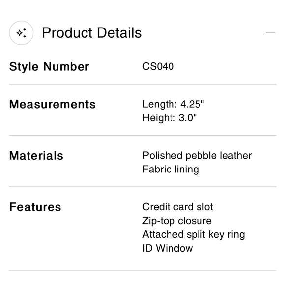 Coach Floral Mini Skinny ID Case NWT - Picture 5 of 7